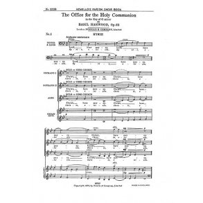 Basil Harwood: The Office For The Holy Communion in G minor Op.63