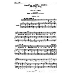 Eric Thiman: Magnificat And Nunc Dimittis (Unison)