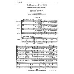 Herbert Howells: Te Deum And Benedictus (Canterbury)