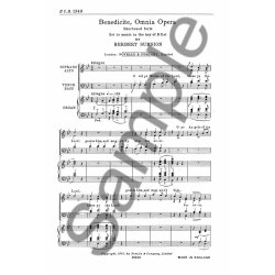 Herbert Sumsion: Benedicite, Omnia Opera