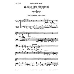 John Gardner: Preces And Responses Satb Unaccompanied
