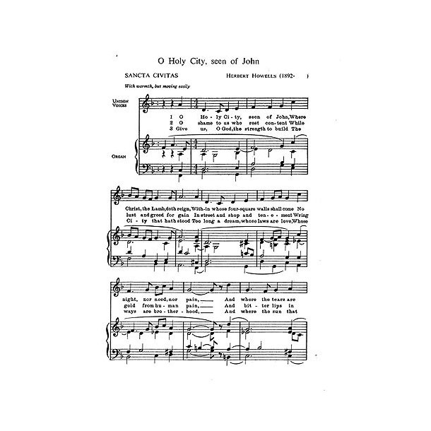Herbert Howells: O Holy City (Sancta Civitas)