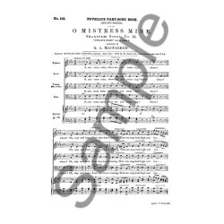 Macfarren, G O Mistress Mine Satb/Accompaniment