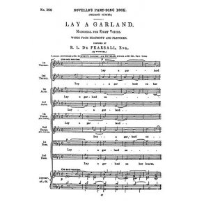 Robert Pearsall: Lay A Garland