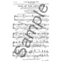 Percy E. Fletcher: Song Of The Grey Seas - For SATB & Piano
