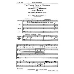 Eric Thiman: The Twelve Days Of Christmas
