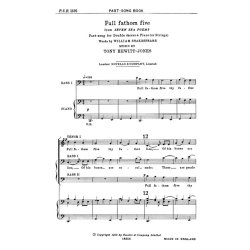 Hewitt-jones, T Full Fathom Five Ssaattbb/Piano