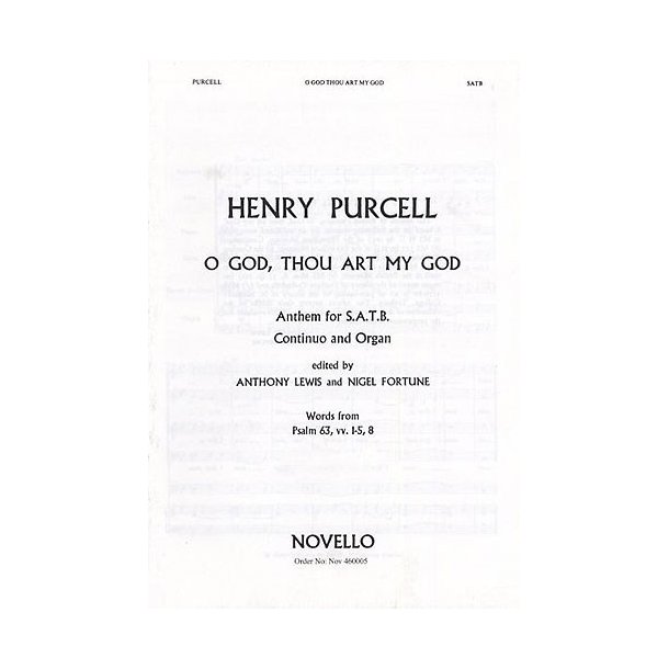 Henry Purcell: O God, Thou Art My God