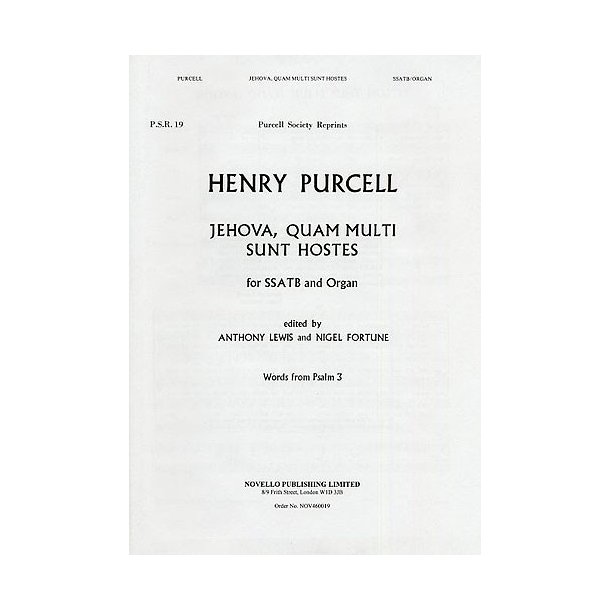 Henry Purcell: Jehova Quam Multi Sunt