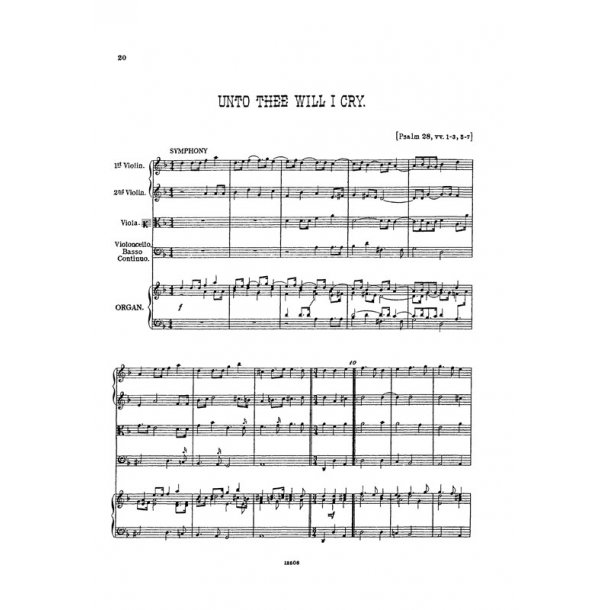 Henry Purcell: Unto Thee Will I Cry O Lord