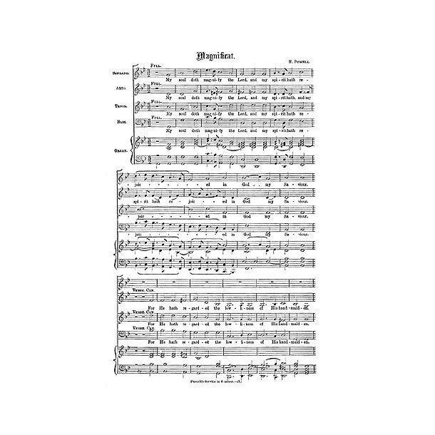 Henry Purcell: Magnificat And Nunc Dimittis In G Minor