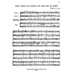 Henry Purcell: They That Go Down To The Sea In Ships