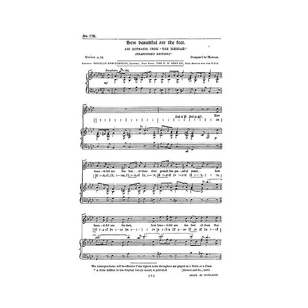 G.F. Handel: How Beautiful Are The Feet In F Minor