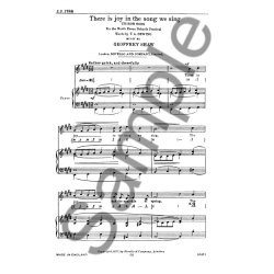 Martin Shaw: There Is Joy In The Song We Sing for Unison Voices and Piano