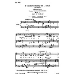 Eric Thiman: I Wandered Lonely As A Cloud (Unis)