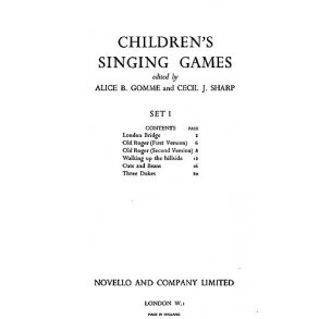 Cecil Sharp: Childrens' Singing Games Set 1