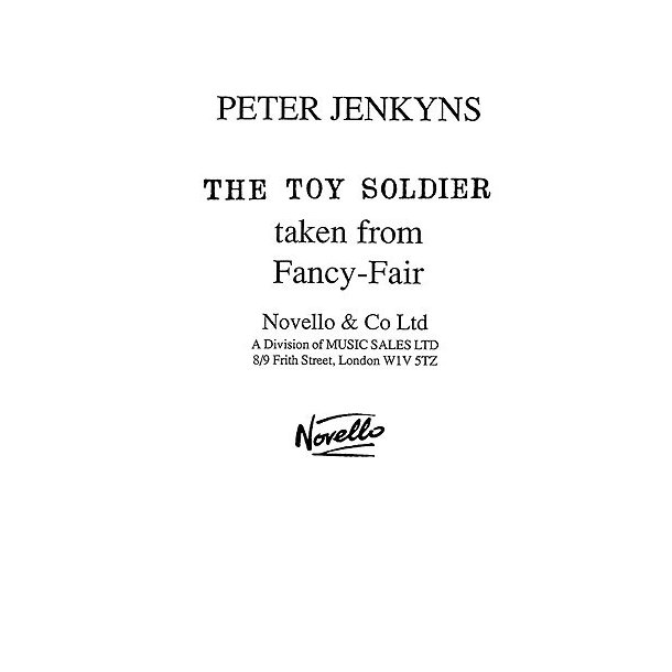 Jenkyns: The Toy Soldier for Unison and Piano