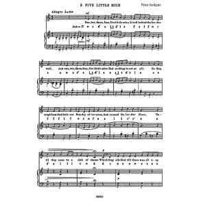 Jenkyns: Five Little Mice for Unison Voices and Piano