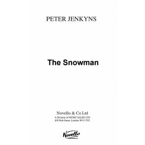 Jenkyns: The Snowman for Unison voices and Piano