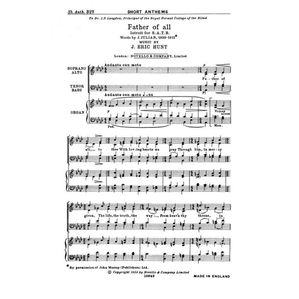 J. Eric Hunt: Father Of All