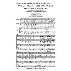 Gustav Holst: The Splendour Falls for SSA
