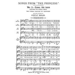 Gustav Holst: Tears, Idle Tears From 'Songs From The Princess' for SSAA
