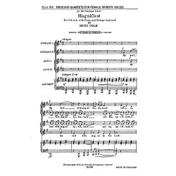 Cole: Magnificat for SSAA Chorus