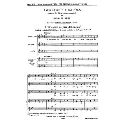 Michael Bush: Two Spanish Carols (SSA)