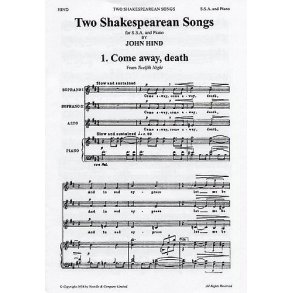 John Hind: Two Shakespearean Songs