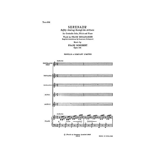 Franz Schubert: Serenade Op.135