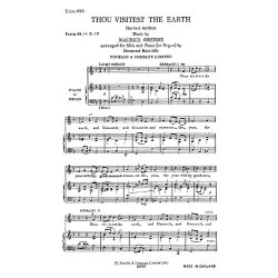 Maurice Greene: Thou Visitest The Earth (SSA)