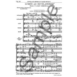 Byrd, W Lumen Ad Revelationem Ssatb/Acc
