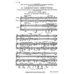 Edward Elgar: Christmas Greeting (SS/PF)