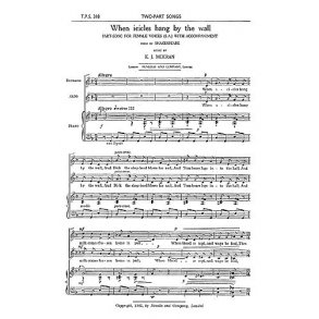 Moeran: When Icicles Hang By The Wall for SA Chorus with Piano acc.