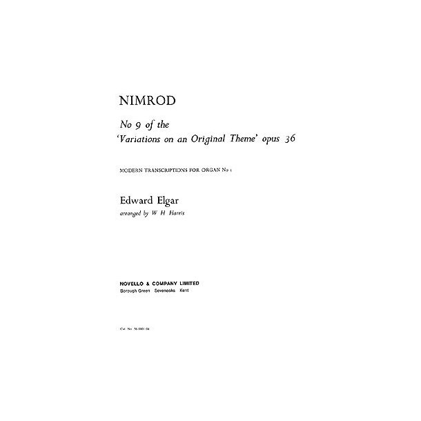 Edward Elgar: Nimrod (Organ)