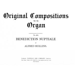 Alfred Hollins: Benediction Nuptiale