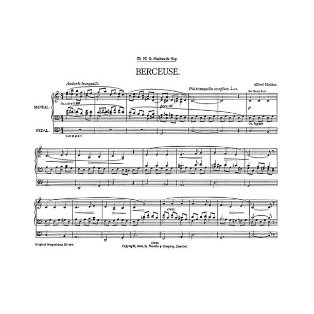 Alfred Hollins: Berceuse