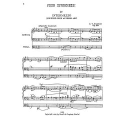 Charles Villiers Stanford: Intermezzo On An Irish Air (No.4 From Four Intermezzi Op.189)