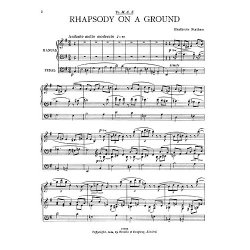 Heathcote Statham: Rhapsody On A Ground Organ