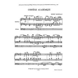 Ernest Macmillan: Cortege Academique For Organ