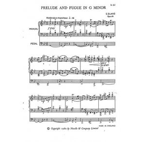 C.S. Lang: Prelude & Fugue In G Minor for Organ