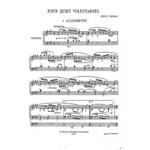 Thiman: 4 Quiet Voluntaries for Organ - Set 1