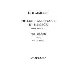 Giovanni Martini: Prelude And Fugue In E Minor Organ