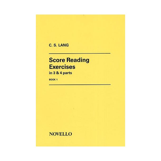 C.S. Lang: Score Reading Exercises Book 1