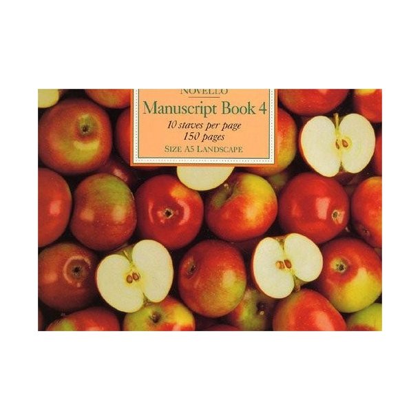 Novello Manuscript Book 4: A5 Landscape - Spiral Bound