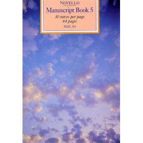 Novello Manuscript Book 5: A4 - Spiral Bound