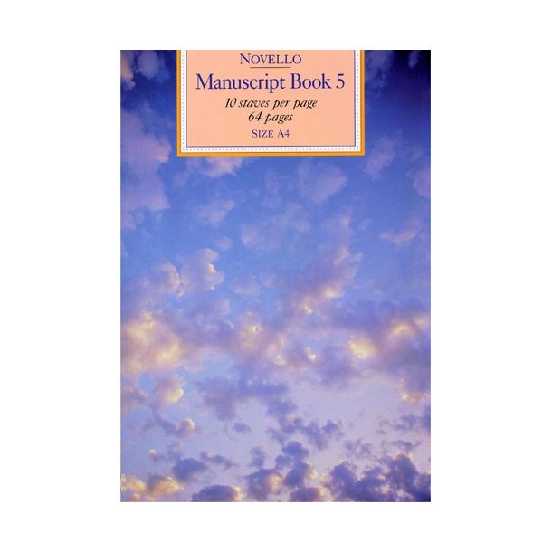 Novello Manuscript Book 5: A4 - Spiral Bound