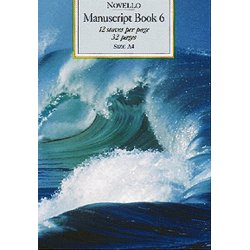 Novello Manuscript Book 6: A4 - Spiral Bound