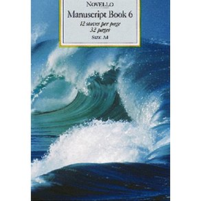 Novello Manuscript Book 6: A4 - Spiral Bound