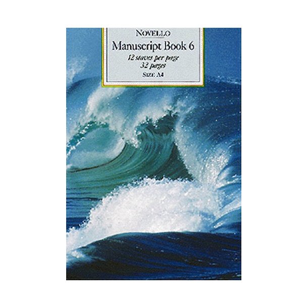 Novello Manuscript Book 6: A4 - Spiral Bound